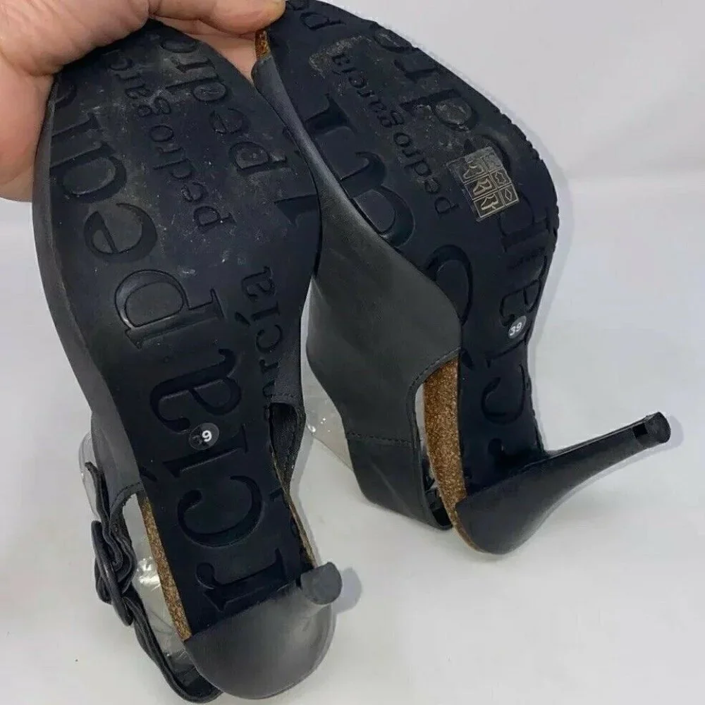 Pedro Garcia Sz 39 Leather Heels Sandals